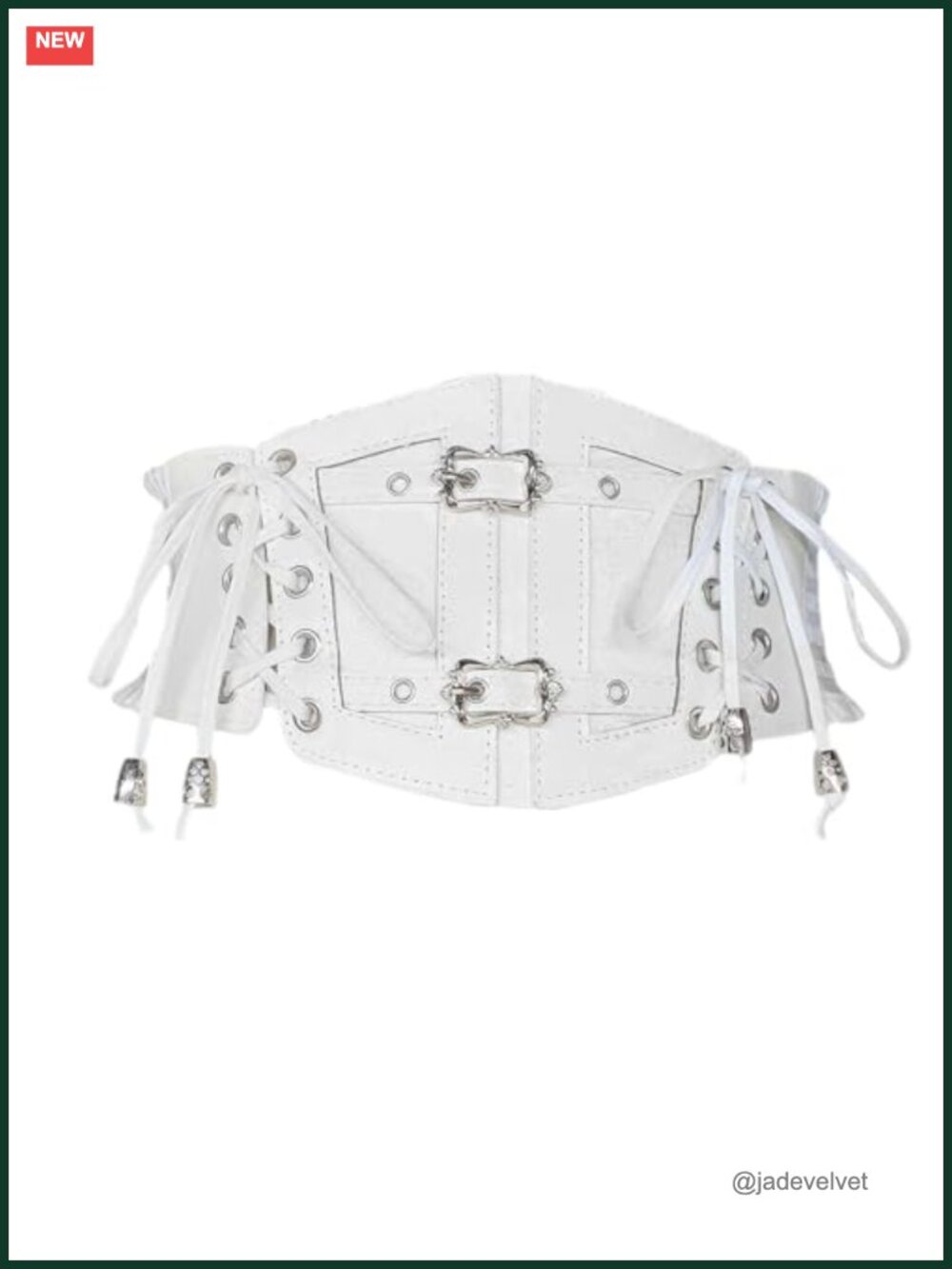 PU Leather Elastic Corset Belt Wide Waistband Cosplay Costume Accessory